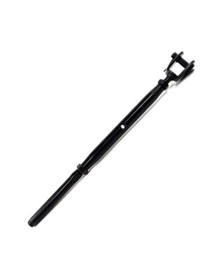 SS Bottlescrew Jaw &amp; Tube M5x3.2mm Black